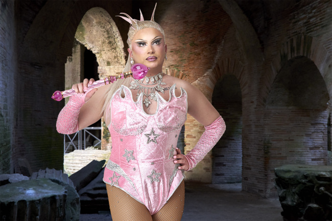 Honey dans les coulisses de l'arène (Pouzzoles) 3